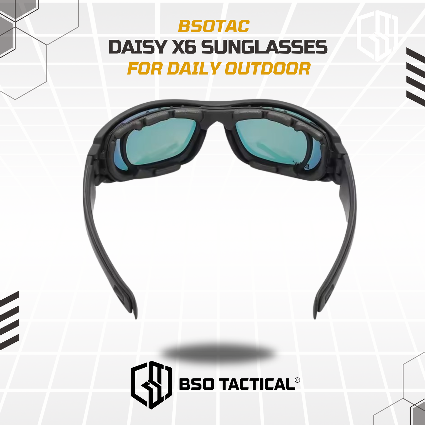 Kacamata Outdoor Daisy X6 Casual Daily Outdoor Sunglasses with 4 Lens Kit