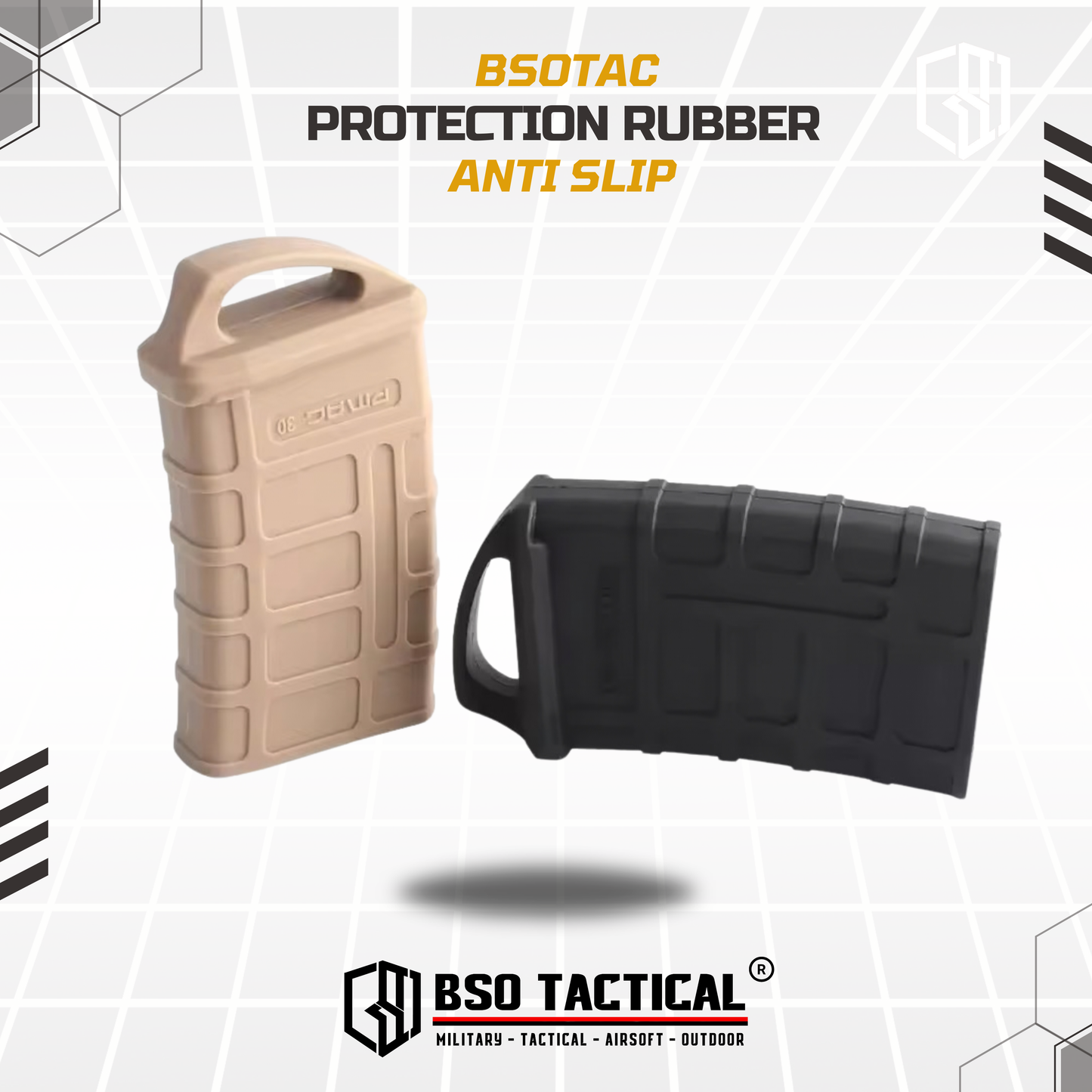 Rubber Magazine Anti Slip Cover Mag Protection