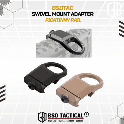 Swivel Sling Mount Adapter Rail 20mm Kaitan Sling Tactical Full Metal