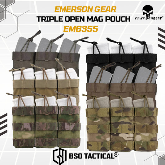 Emerson Gear Pouch Molle Triple Open Mag Pouch 500D Bag