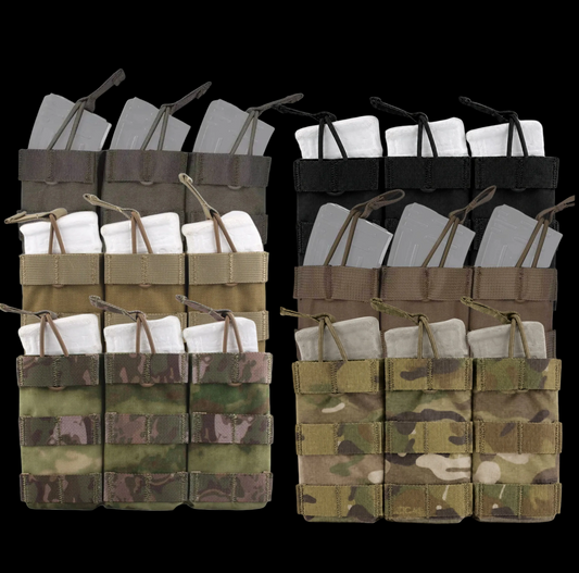 Emerson Gear Pouch Molle Triple Open Mag Pouch 500D Bag