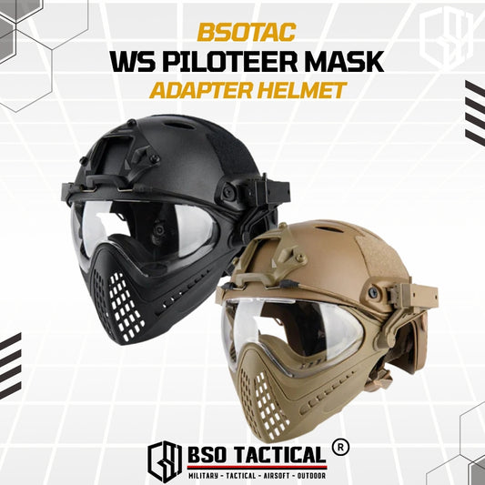 WoSport Piloteer Mask Adapted Fast Helmet
