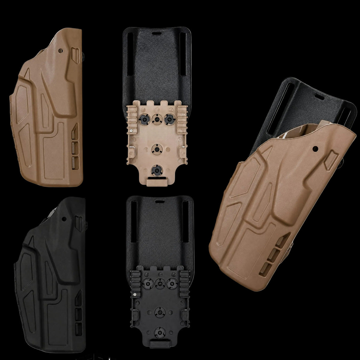 Holster TMC Duty GL17 GL19 Tactical with Belt Drop Adapter Mount Set