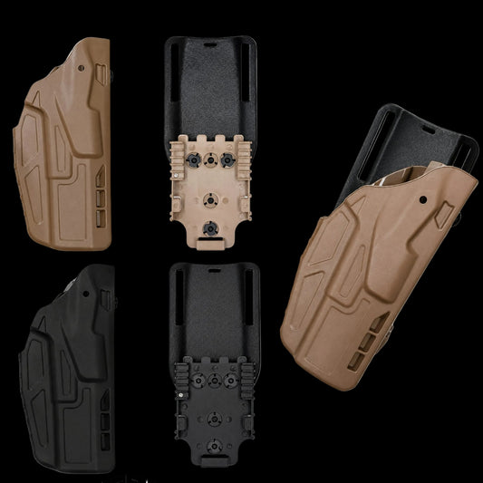 Holster TMC Duty GL17 GL19 Tactical with Belt Drop Adapter Mount Set