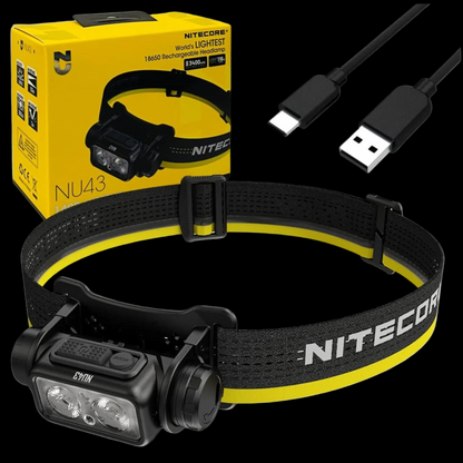 NITECORE Senter Kepala Headlamp LED IP68 1400 Lumens - NU43
