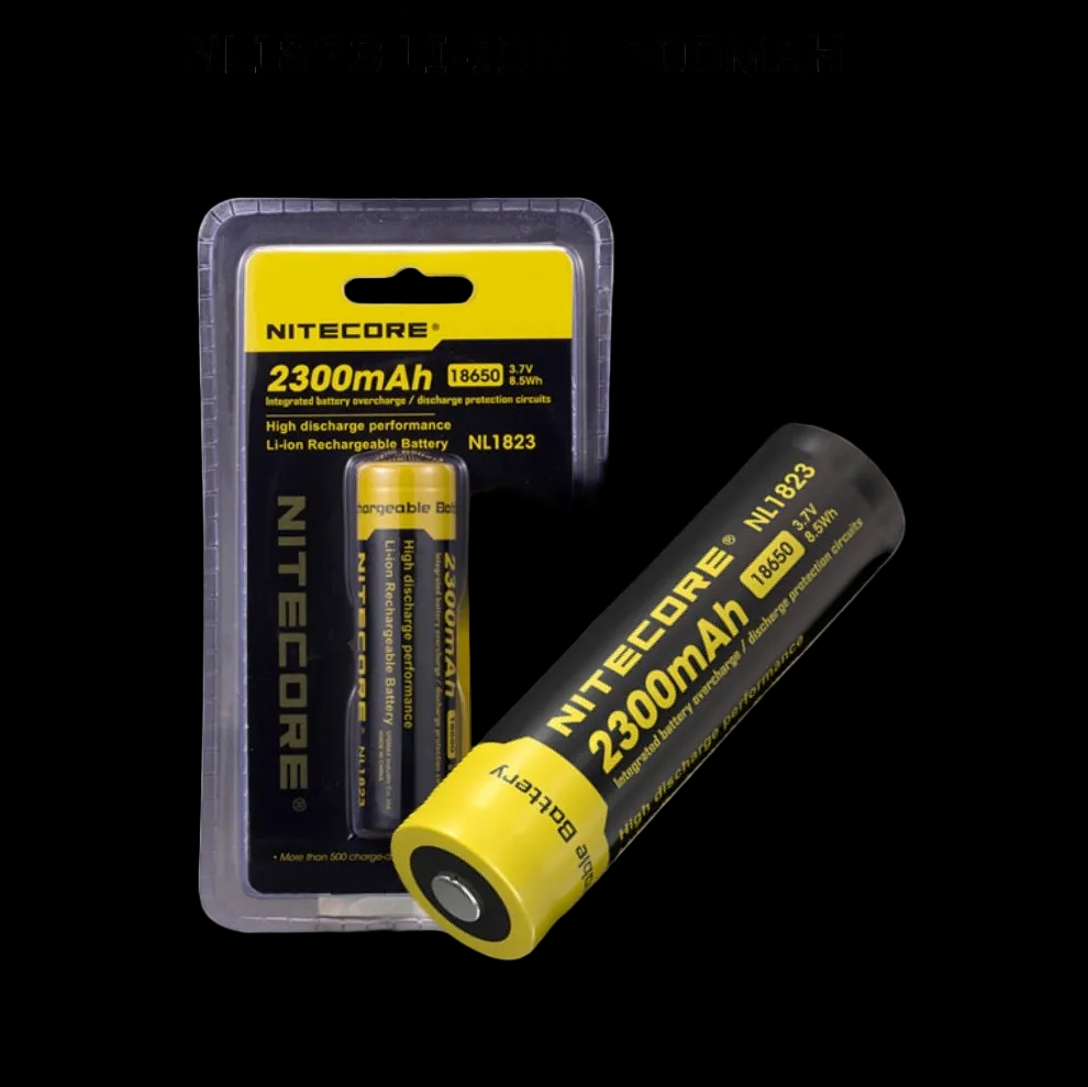 NITECORE Baterai Rechargeable 18650 Li-Ion 3.7V 2300mAh 1 - NL1823