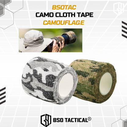 Camo Cloth Tape Not Sticky Outdoor Accesories Camouflage Multifunction Anti Lengket for Outdoor Tactical Activity