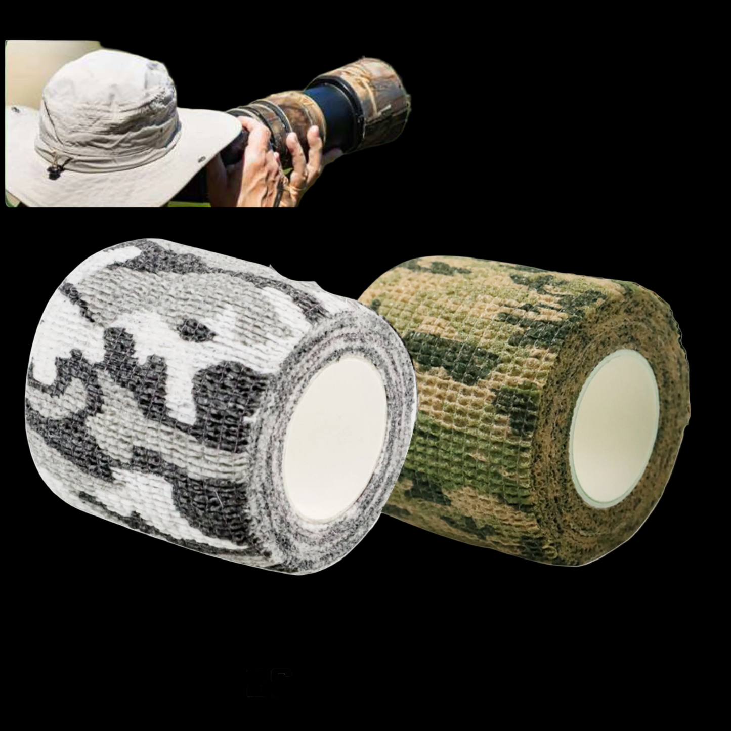 Camo Cloth Tape Not Sticky Outdoor Accesories Camouflage Multifunction Anti Lengket for Outdoor Tactical Activity