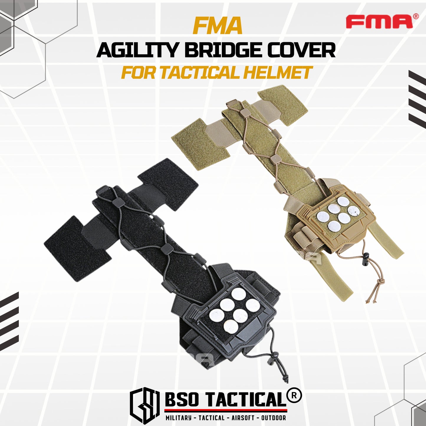 Cover Helm FMA Universal Agility Bridge for Tactical Helmet