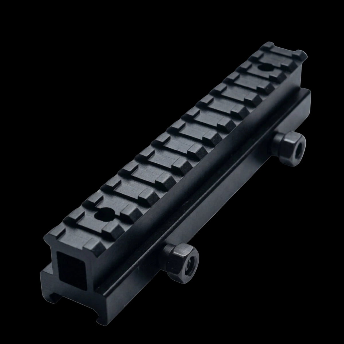 Riser Mount Picatinny High Profile Long CNC for Optic Scope Mounting Peninggi Rail