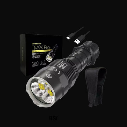 NITECORE Senter LED Tactical Flashlight UHi 40 IP68 9900 Lumens - TM9K PRO