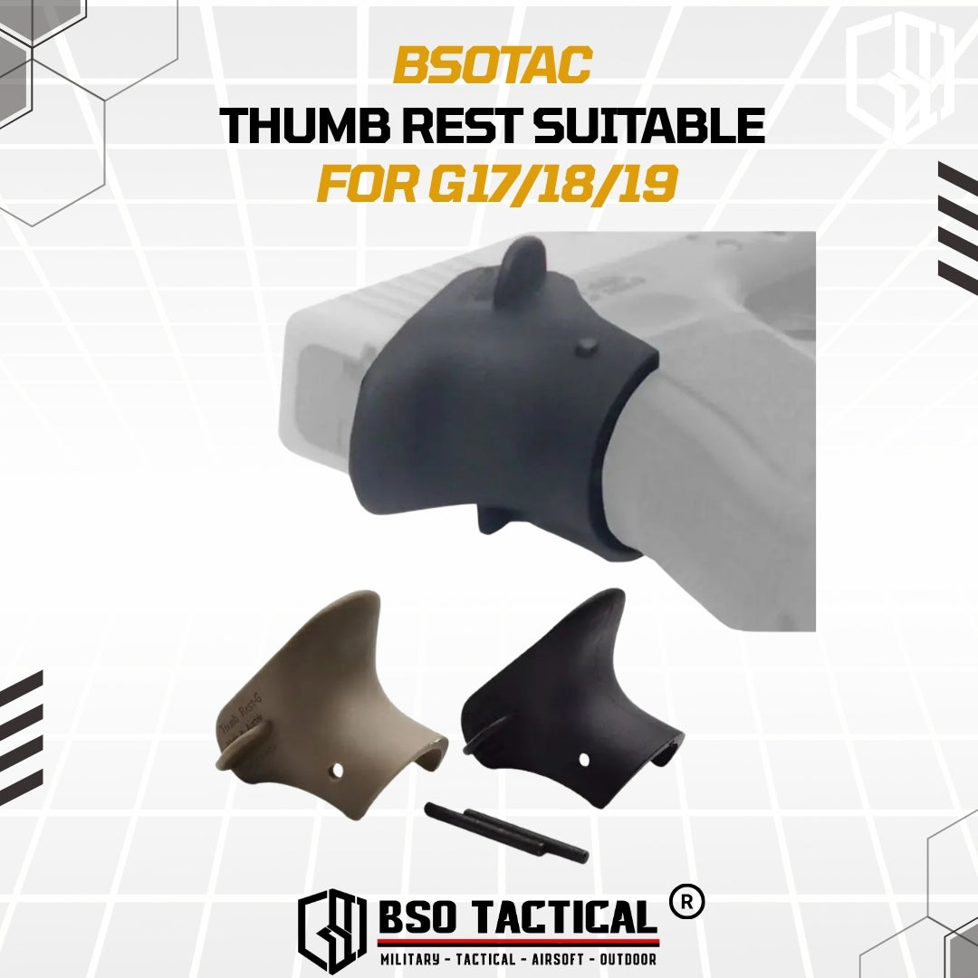 Tactical Thumb Rest GL GBB G Series Polymer Suitable for G17 G18 G19