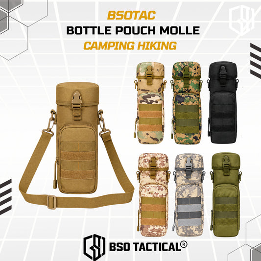 Tas Selempang Outdoor dengan Bottle Pouch Molle for Hiking Camping Outdoor Bag