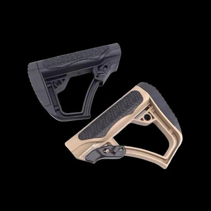 Popor Tactical DD Style Collapsible Buttstock Adjustable for Airsoft AEG GBBR