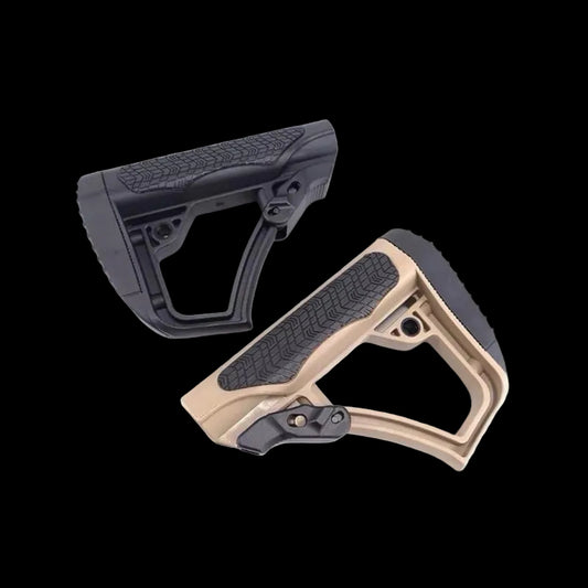 Popor Tactical DD Style Collapsible Buttstock Adjustable for Airsoft AEG GBBR