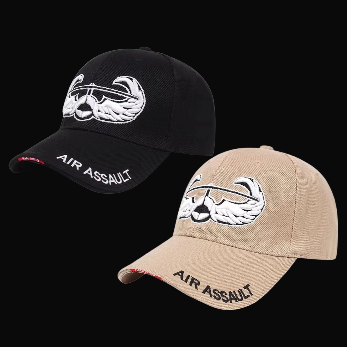 Topi Bordir Air Assault Tactical Hat Embroidery Cap Outdoor