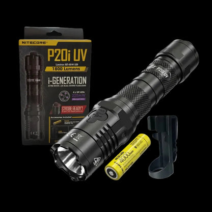 NITECORE Senter UV Ultraviolet Flashlight SST-40-W 4xUV LED 1800Lumens - P20iUV