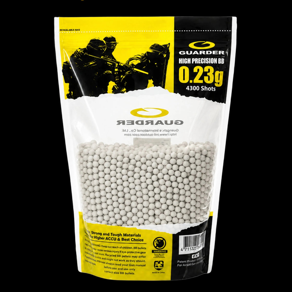 Guarder High Precision Made BB 0,23 4300rds 6mm Airsoft - ORIGINAL