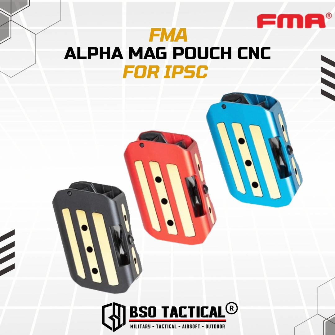 FMA Tactical Alpha Mag Pouch CNC for IPSC Competition Sports