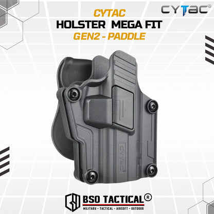 Holster Cytac Mega Fit Gen2 Compact Universal Right Hand ORIGINAL - Belt Clip / Paddle