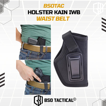 Holster Kain IWB Universal Right Hand Nylon Material Belt Clip