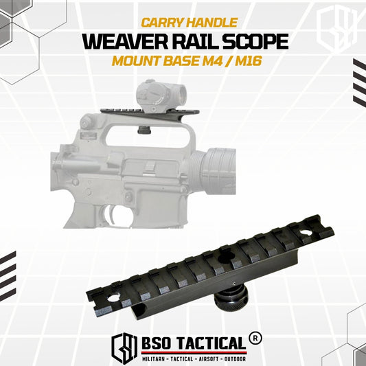 Carry Handle weaver Rail Scope Mount Base M4/M16 Picatinny Rail 20mm