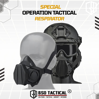 SOTR Style Tactical Mask Breather Hepa Filter Function Special Respirator