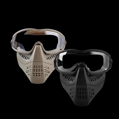 BD Tactical Full Face Mask Goggle Anti Fog Clear Lens - BD6491