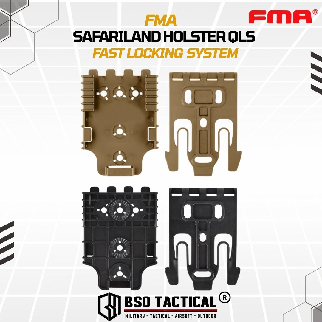 FMA Safariland Style QLS Fast Quick Locking System Holster
