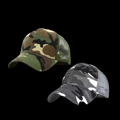 Topi Trucker Outdoor Mesh Hat Cap Camouflage Baseball