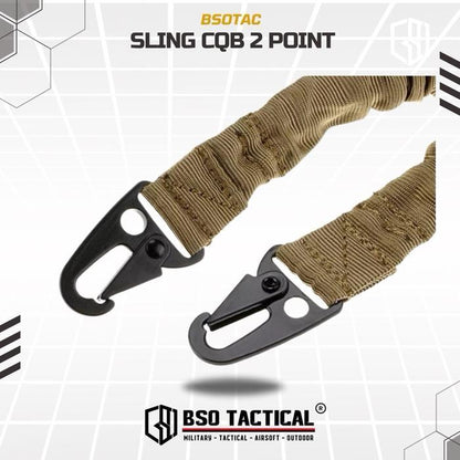 Tali Sandang CQB Sling Dual-Point Nylon Multi-Function 2 Two Point Tactical Adjustable Strap