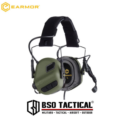 Earmor M32 PLUS Outdoor Headset Hearing Protector 2024 Version Earmuffs Headphone with Microphone Communication