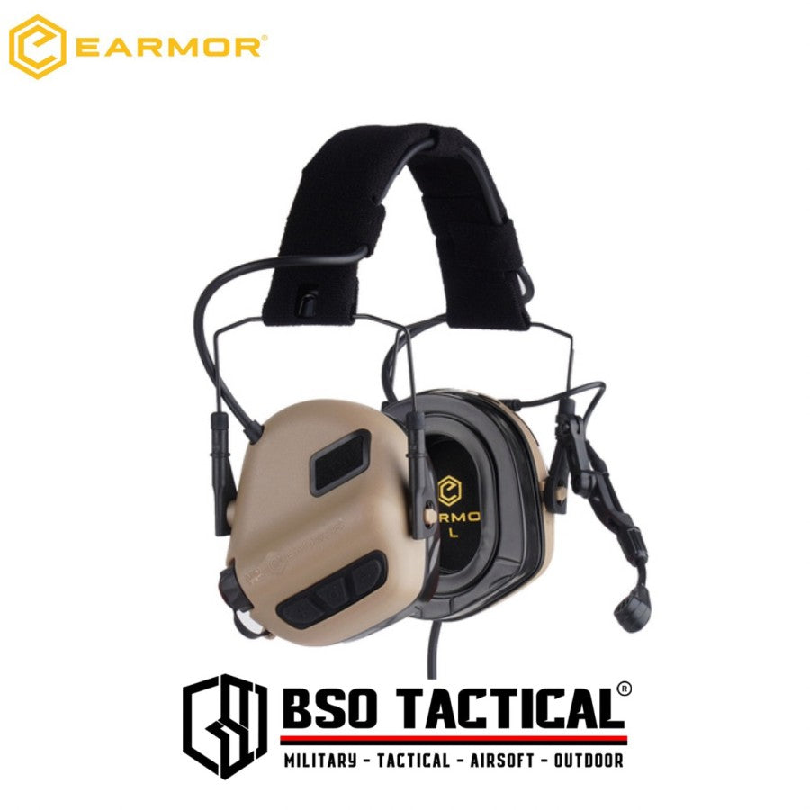 Earmor M32 PLUS Outdoor Headset Hearing Protector 2024 Version Earmuffs Headphone with Microphone Communication