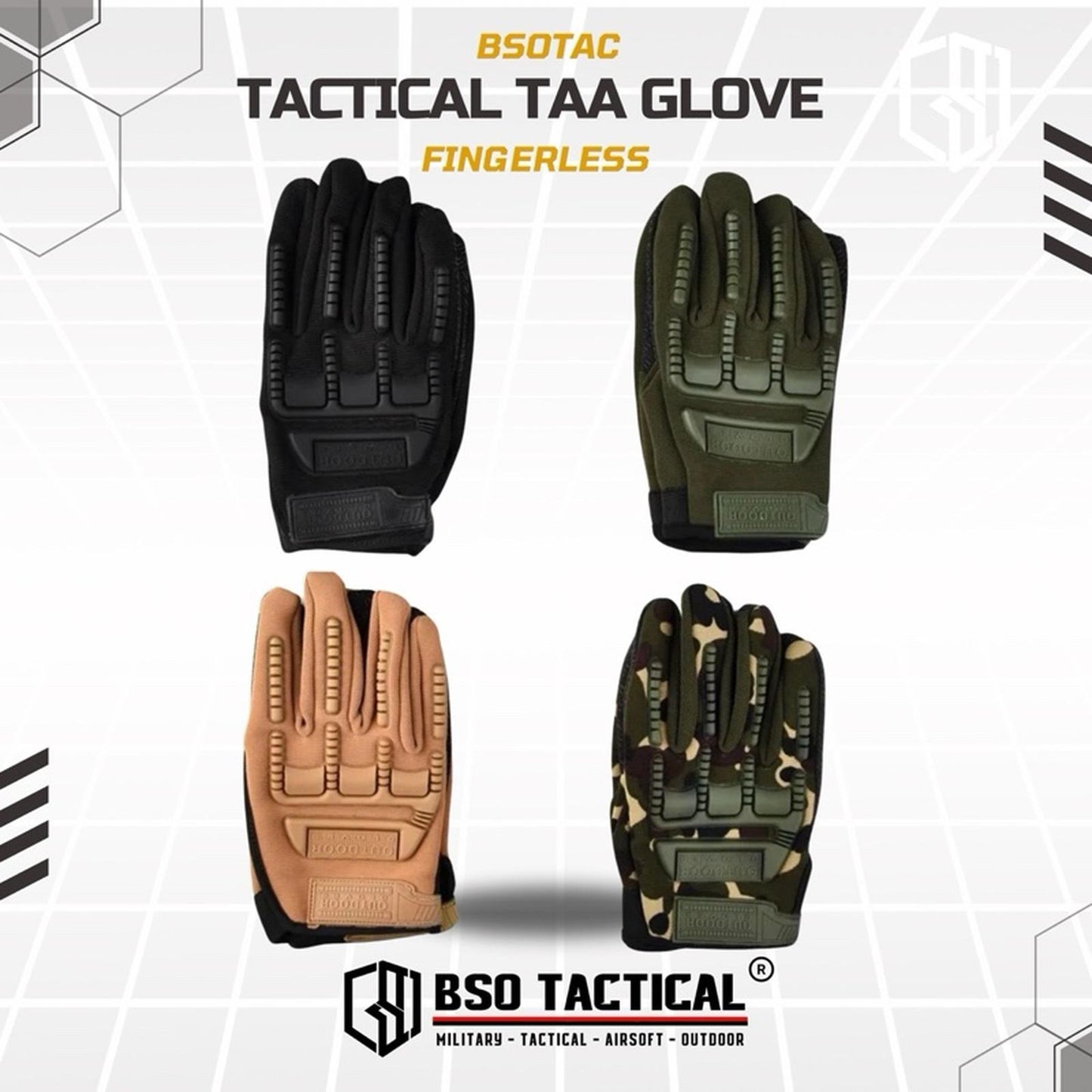 Sarung Tangan Outdoor TAA Full Finger Motorcycle Tactical Glove