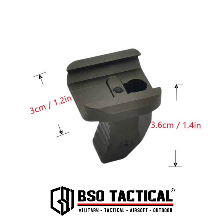 ARIS Style Tactical Foregrip Handstop CNC Picatinny MLOK Grip