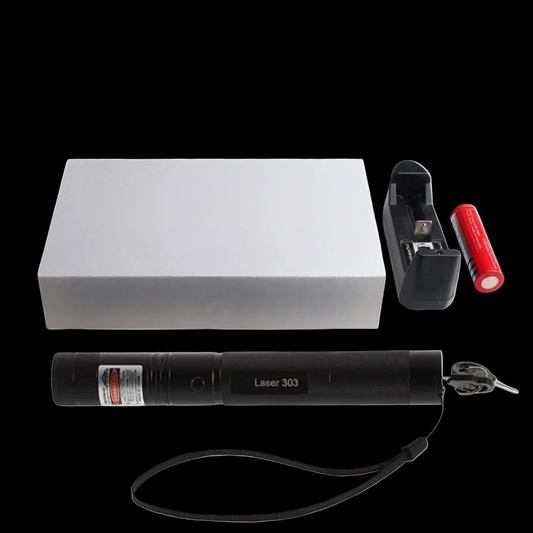 Green Laser 303 Pointer Rechargeable Battery Visible Laser Outdoor with Charger