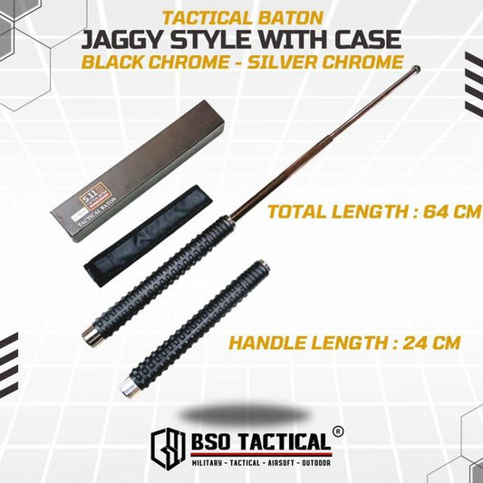 Baton Stick Jaggy Tactical Series Stik Baton Pentungan EDC Gear