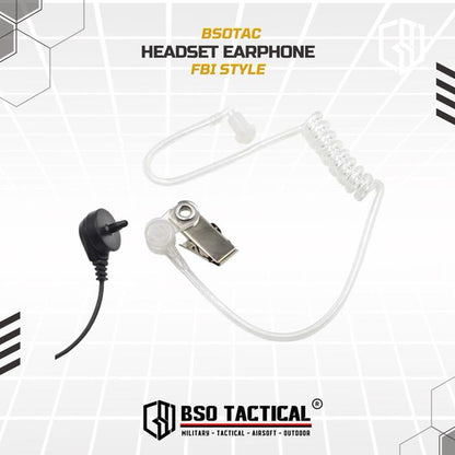 Headset Earphone Walkie Talkie FB Style 2 Pin HT