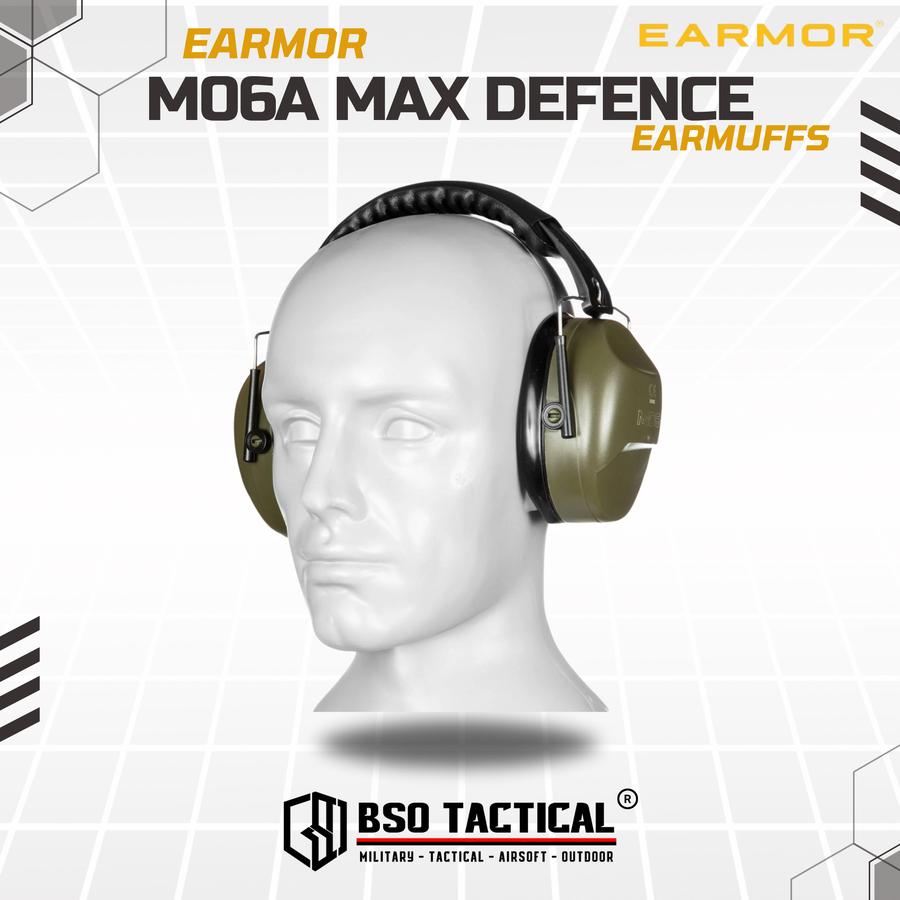 Earmor M06A Hearing Protection Max Defense Tactical Safety Earmuff