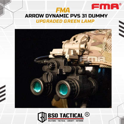 FMA PVS31 Dummy NVG Upgraded with Green Lamp No Function