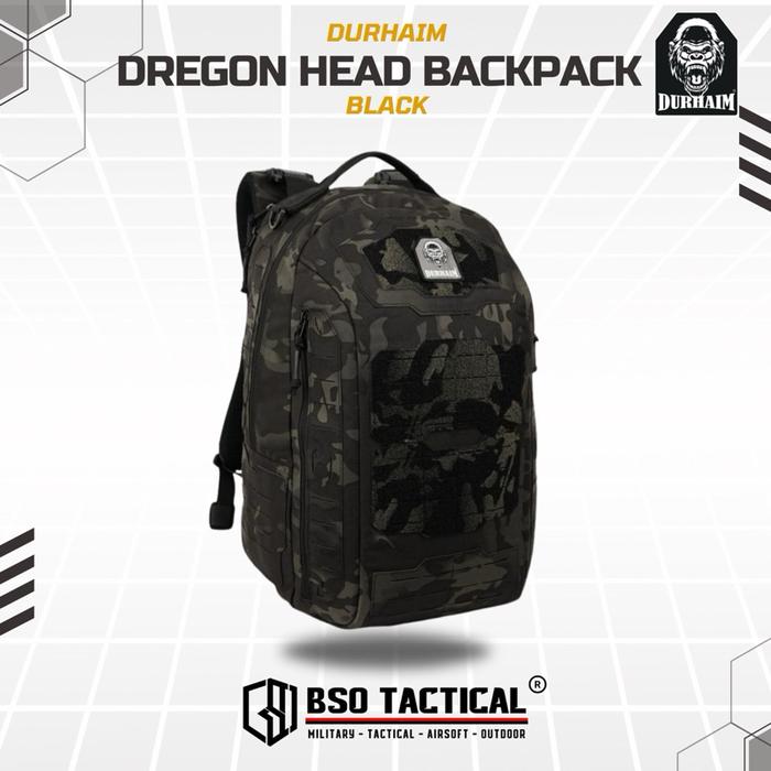 Tas Ransel Tactical Durhaim Dregon Head Outdoor EDC Backpack - ORIGINAL