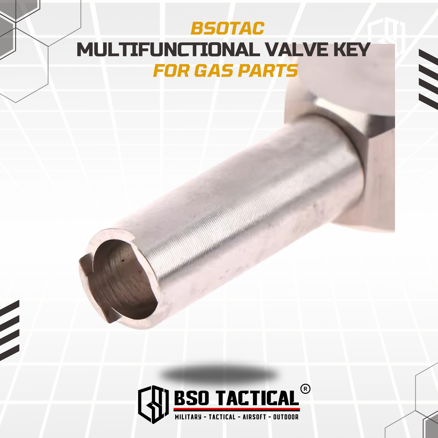 Multifunctional Triangle Valve Key for Gas Parts Multitools