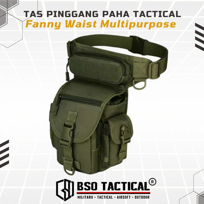 Tas Pinggang Paha Tactical Fanny Waist Multipurpose Outdoor Bag