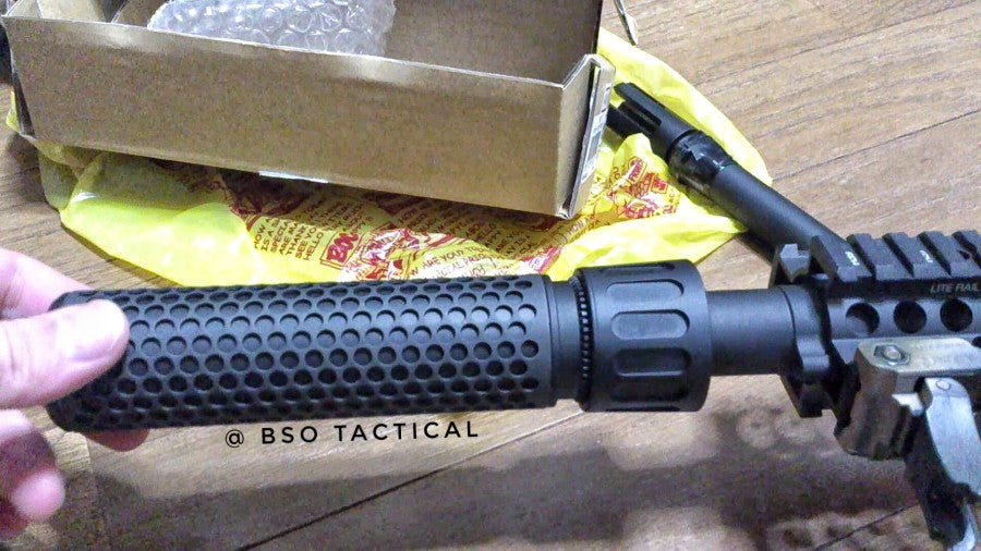 Tactical Silencer KAC Style 5.56 QD Long Mock Suppresor Flash Hider