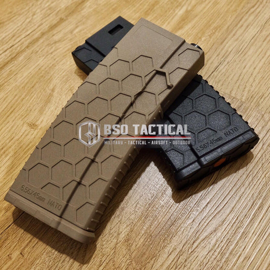 Magazine Airsoft Hexmag Style Mid Cap 150 BBs M4 Airsoft Honeycomb