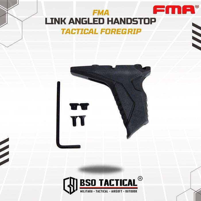 FMA Link Angled Handstop Grip SI Style with Cable Management System MLOK Keymod