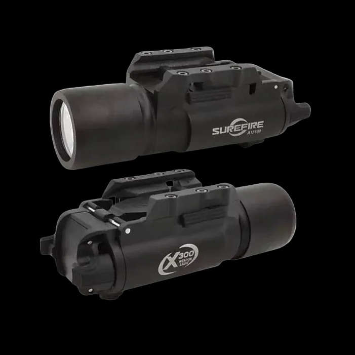 Senter SF X300 LED Flashlight Picatinny Full Metal LED Light
