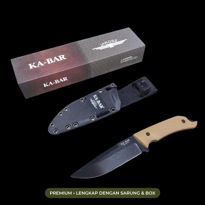 KB Jarosz Turok Style Fixed Pisau Outdoor Survival Knife