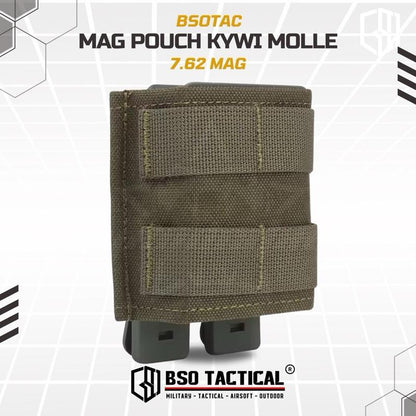 WS Tactical Molle Single Mag Pouch 7.62 Kywi Insert Fastmag