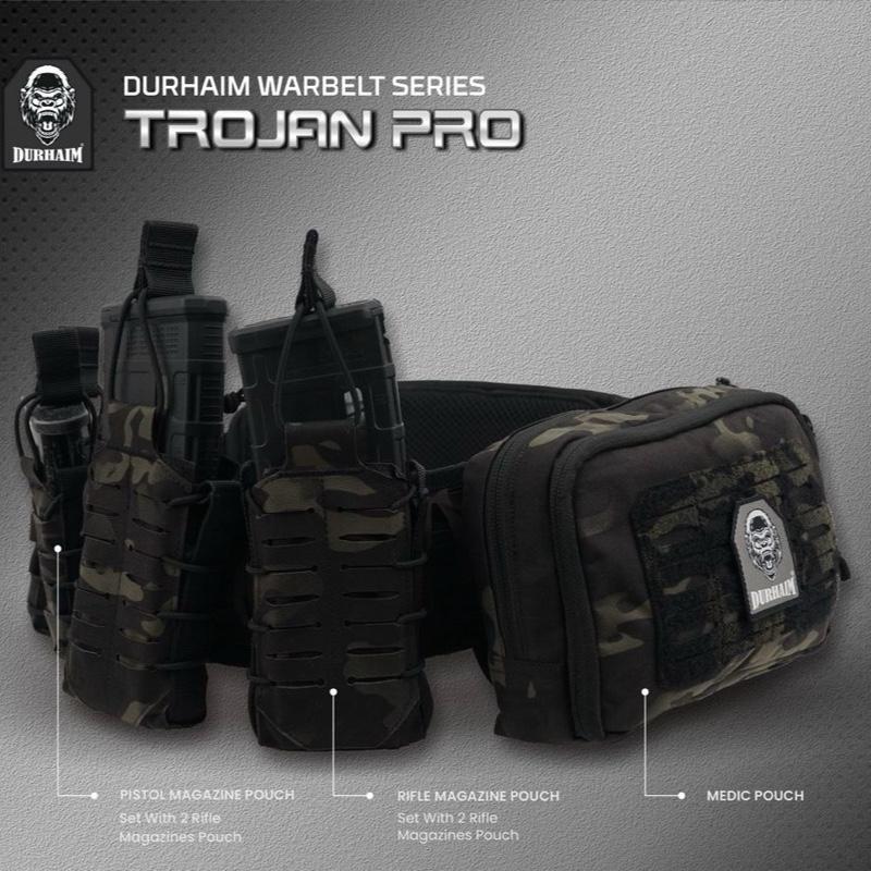 Durhaim Trojan Pro Warbelt Tactical Quick Release Buckle Inner Outer Belt -  ORIGINAL